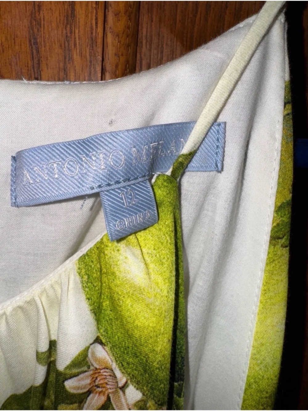 ANTONIO MELANI Antonio Melani Sloan Halter Citrus Print Dress β’ EUC β’ Size 12 - Picture 13 of 16